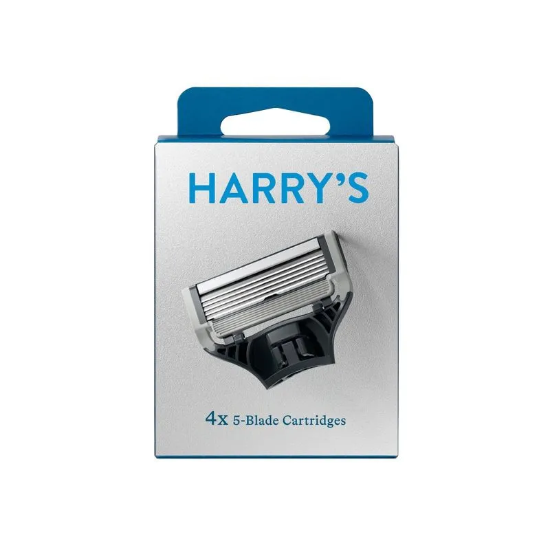 Harry's Men's 5-Blade Razor Blade Refills, 8 Count