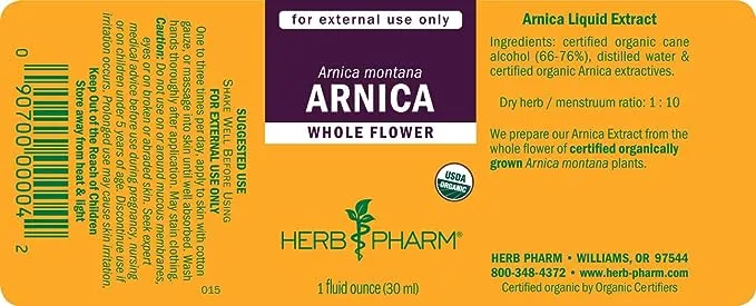 Herb Pharm - Arnica Oil - 1 fl oz