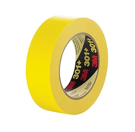 3M Masking Tape Performance 301+ Yellow