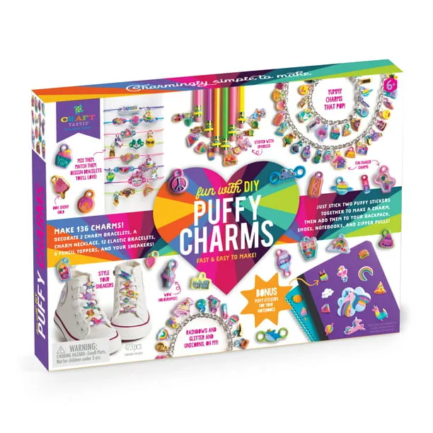 Craft - Tastic DIY Puffy Charms Kit