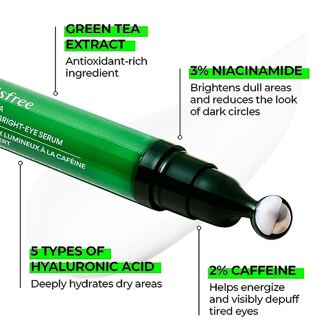 Innisfree Green Tea Caffeine Bright-Eye Serum