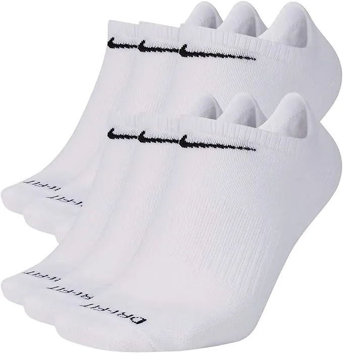 Nike Everyday Plus Cushion No Show Socks 6-Pair Pack