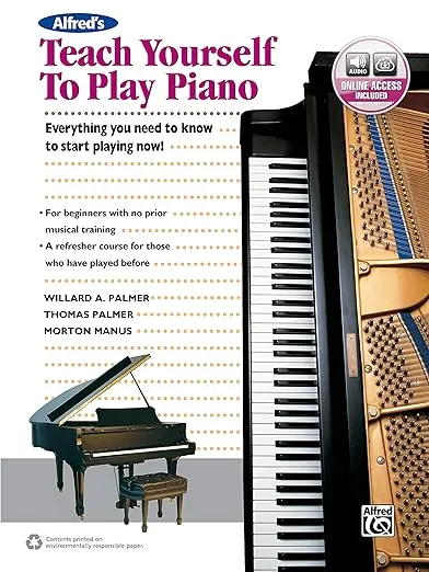 Alfred&#039;s Teach Yourself to Play Piano - Book &amp; Online Audio