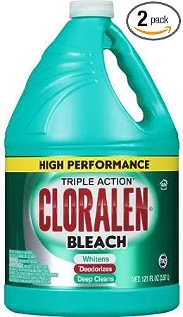 New 825676 Cloralen Bleach 121Oz H.E Reg (-Pack) Bleach Cheap Wholesale Discount Bulk Cleaning Bleach Toys and Games