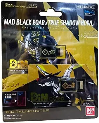 Bandai Dim Card Set Vol 0.5 Mad Black Roar True Shadow Howl Vital Bracelet Series Digital Monster Digimon