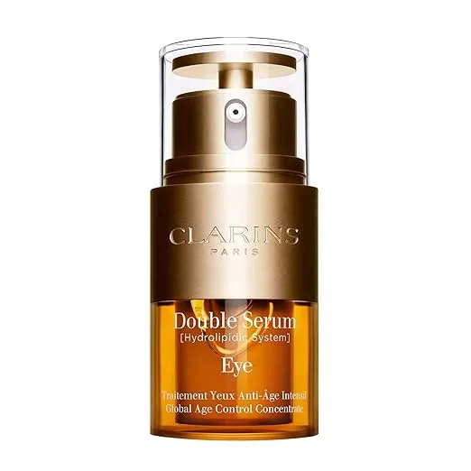 Clarins Double Serum Eye | Anti-Aging Eye Treatment | Visibly Smoothes, Firms, Hydrates and Revitalizes For More Youthful-Looking Eyes In Just 7 Days* | 13 Plant Extracts, Including Turmeric | 0.6 Oz