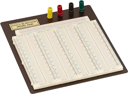 Elenco Breadboard | 3220 Total Contact Points | Make DIY - College - High School - Prototyping Projects Easier | 9440C