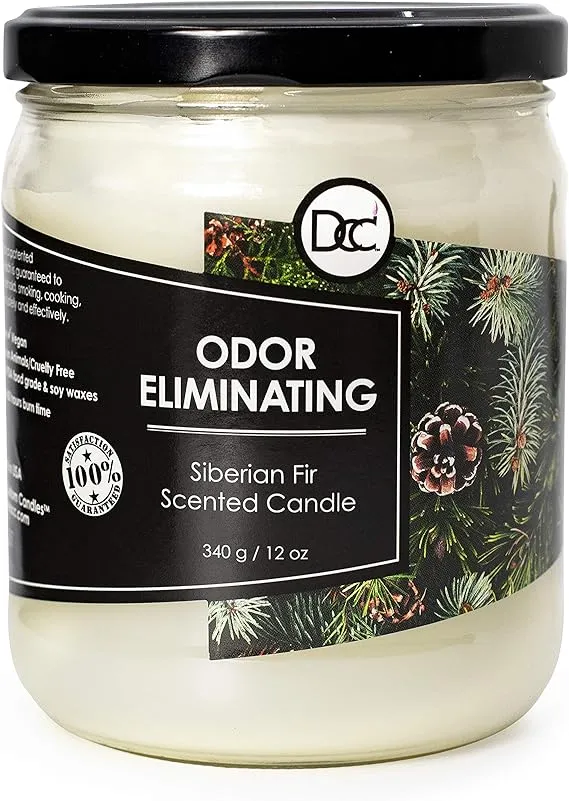 Siberian Fir Odor Eliminating Highly Fragranced Candle - Eliminates 95% of Pe...