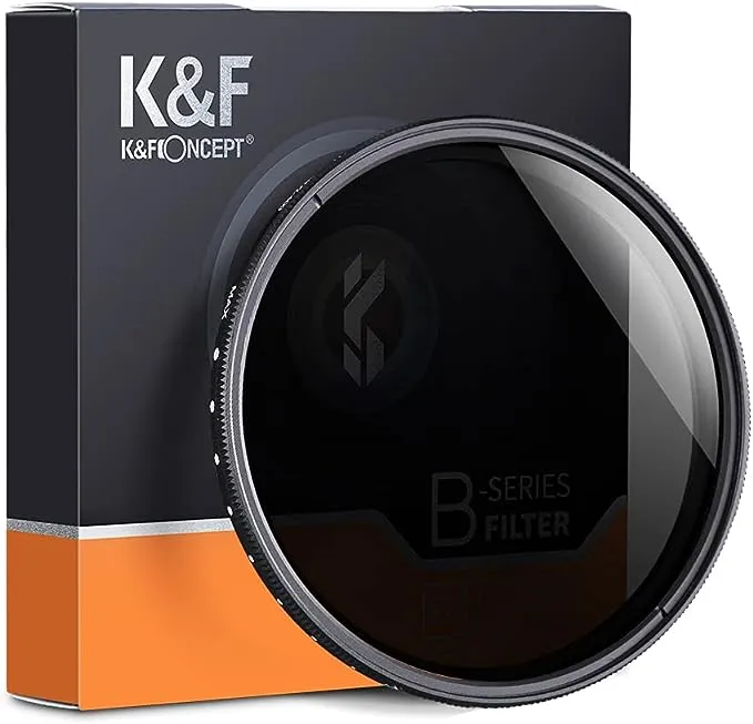 K&f Concept 62mm Nd2-nd400(1-9 Stop) Filter Variable Nd Filter For