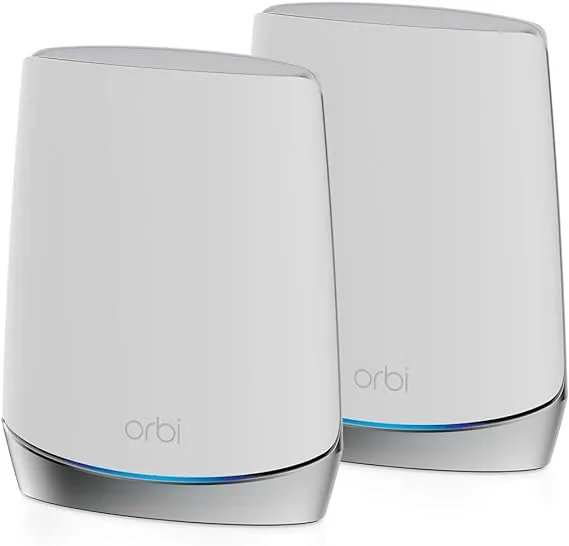 NETGEAR Orbi RBK750 Tri-Band Mesh Wi-Fi 6 System (Set of 2)