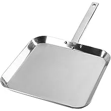 Chef's Secret 11" T304 High-Quality Stainless Steel Square Griddle