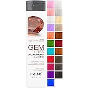 Celeb Luxury Gem Lites Colorditioner, Semi-Permanent Professional Hair Color Depositing Conditioner, Amber , 8.25 Fl Oz (Pack of 1)