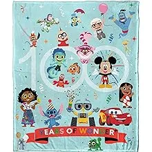 Northwest Disney 100 Silk Touch Throw Blanket, 50" x 60", Years of Wonder