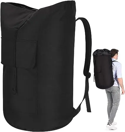 Ãzhido Laundry Bag Backpack Extra Large 115L Laundry Backpack with Padded Shoulder Strap