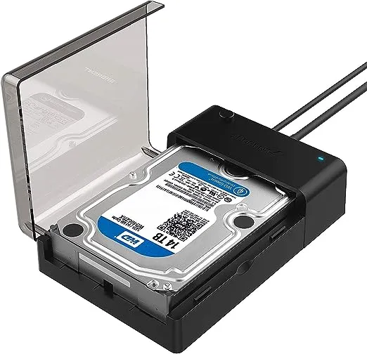 Sabrent USB 3.0 to SATA External Hard Drive Lay- Flat Docking Station