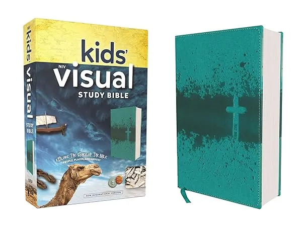 NIV Kids' Visual Study Bible, Full Color Interior: Explore the Story of the Bible - People, Places, and History [Teal] [Book]