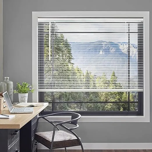 CHICOLOGY Blinds for Windows , Mini Blinds , Window Blinds , Door Blinds , Blinds & Shades , Camper Blinds , Mini Blinds for Windows , Horizontal Window Blinds , Gloss White, 29"W X 60"H