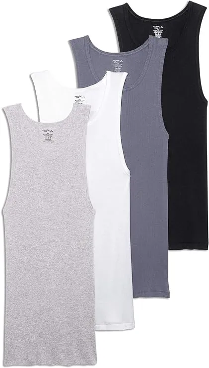 Jockey Men's 100% Cotton A-Shirt Tank