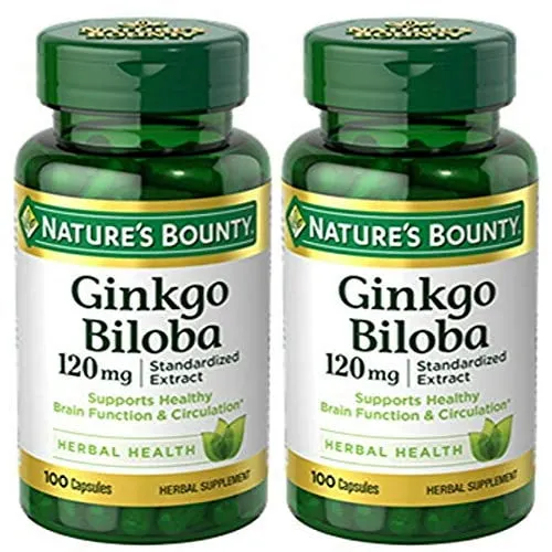 Nature's Bounty Ginkgo Biloba 120 mg 100 CT