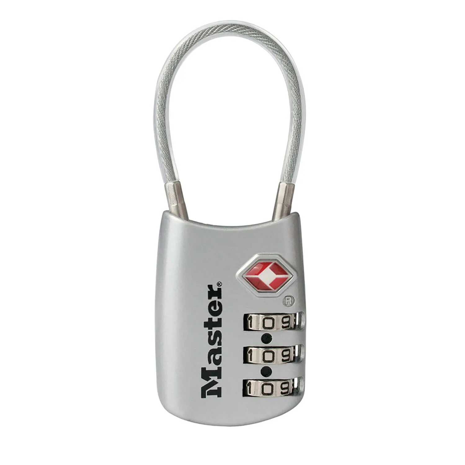 Master Lock 4688D Set Your Own Combination TSA Approved Luggage Lock, 1 Pack, Red