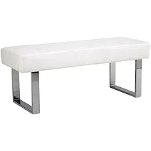 Armen Living Amanda Contemporary Dining Bench