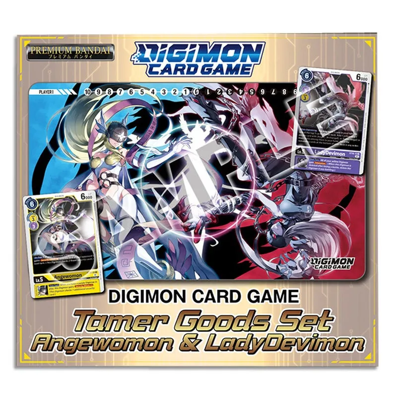 Digimon Card Game Tamer Goods Set Angewomon & LadyDevimon PB-14