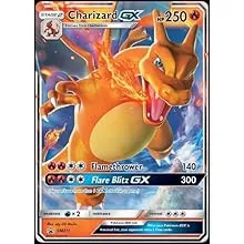 Pokemon - Charizard & Braixen Tag Team GX 22/236 - Cosmic Eclipse - Pokemon Ultra Rare Card - Holo Foil