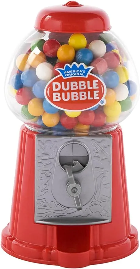 Schylling Brand Classic Retro Gumball Coin Bank - 8.5" Tall - Includes 45 Dubble Bubble Gumballs - Ages 3+Schylling Brand Classic Retro Gumball Coin Bank - 8.5" Tall - Includes 45 Dubble Bubble Gumballs - Ages 3+