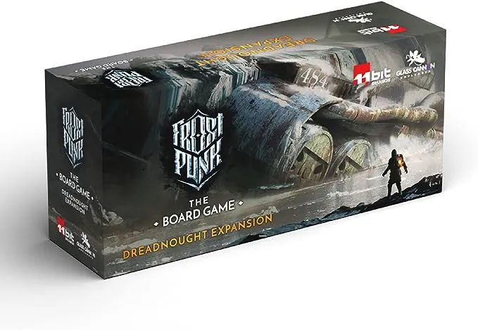 Frostpunk The Board Game Dreadnought Expansion - Deluxe Upgrade for Enhanced Visual Experience, Collector's Edition, Ages 16+, 1-4 Players, 120-150 Minute Playtime, Made