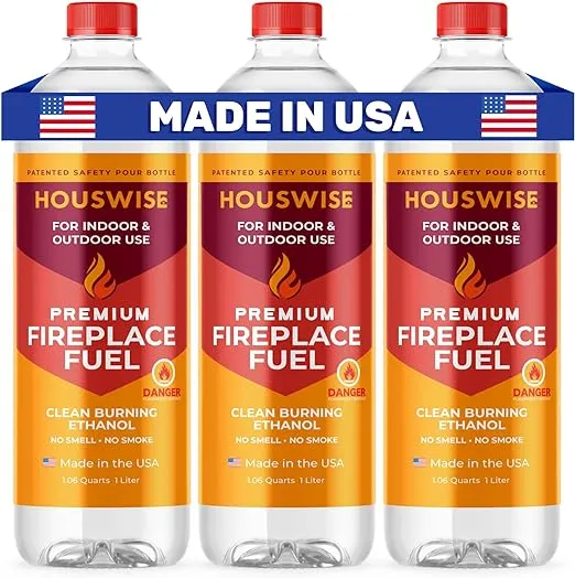 Houswise Bio Ethanol Fireplace Fuel