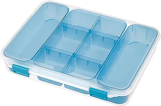 Sterilite 14028606 Divided Storage Case for Crafting and Hardware