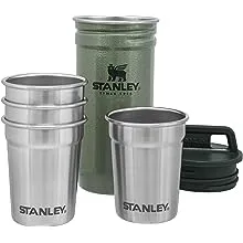 Stanley The Nesting - Juego de vasos de chupito Hammertone de 4 a 2 onzas, vasos portátiles para fiestas, viene en un juego de cuatro para compartir fácilmente