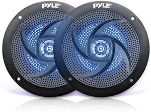 Pyle Plmrs43bl 4-Inch 100-Watt Low-Profile Waterproof Marine Speakers