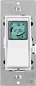 Leviton 742-Vpt24-00W Vizia 24-Hour Programmable Indoor Timer with Astronomical Clock