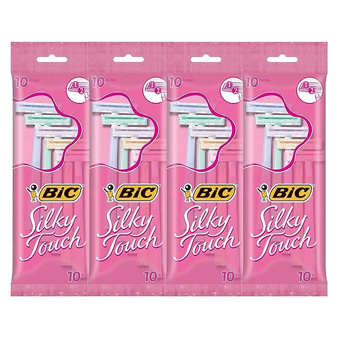 BIC 10-Pack Silky Touch Disposable Razor