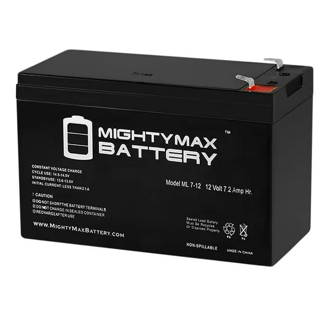 Ml7-12 - 12V 7.2Ah GS Portalac Px12072 Replacement Battery