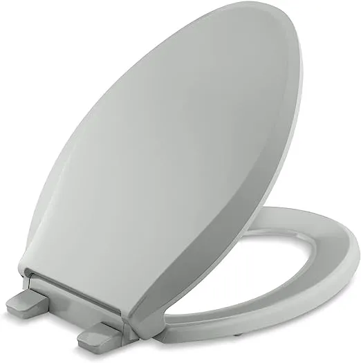 Kohler K-4636-RL Cachet ReadyLatch Quiet-Close Elongated Toilet Seat - Thunder Grey