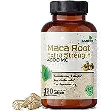 Futurebiotics Maca Root Extra Strength 4000 MG Supports Energy, Stamina & Reproductive Health, Non-GMO, 120 Vegetarian Capsules