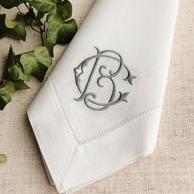 Elrene Home Fashions Harvest Sentiment Embroidered Napkins (Set of 4)