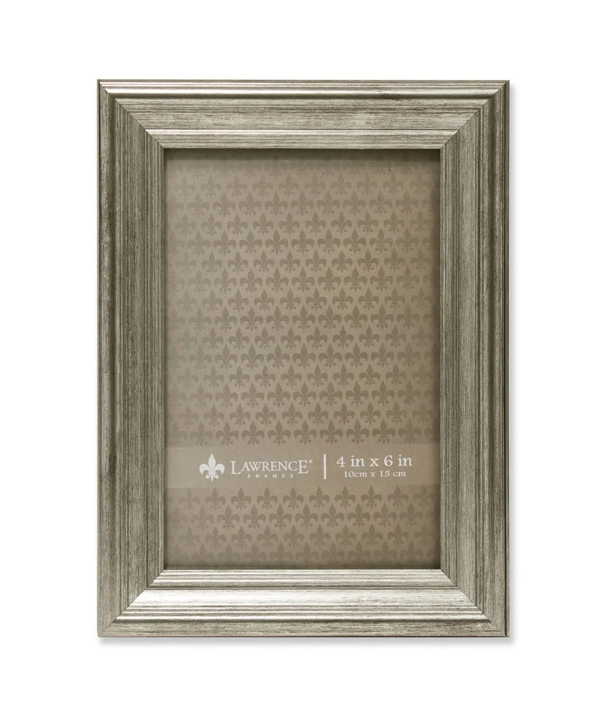 Lawrence Frames Sutter Burnished Silver Picture Frame