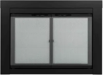 Pleasant Hearth Alpine Collection Fireplace Glass Door