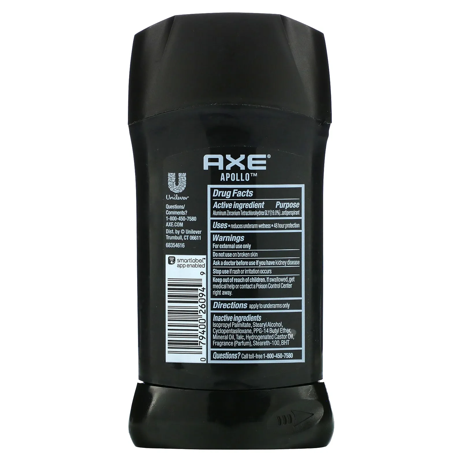 Axe Antiperspirant Deodorant Stick Apollo