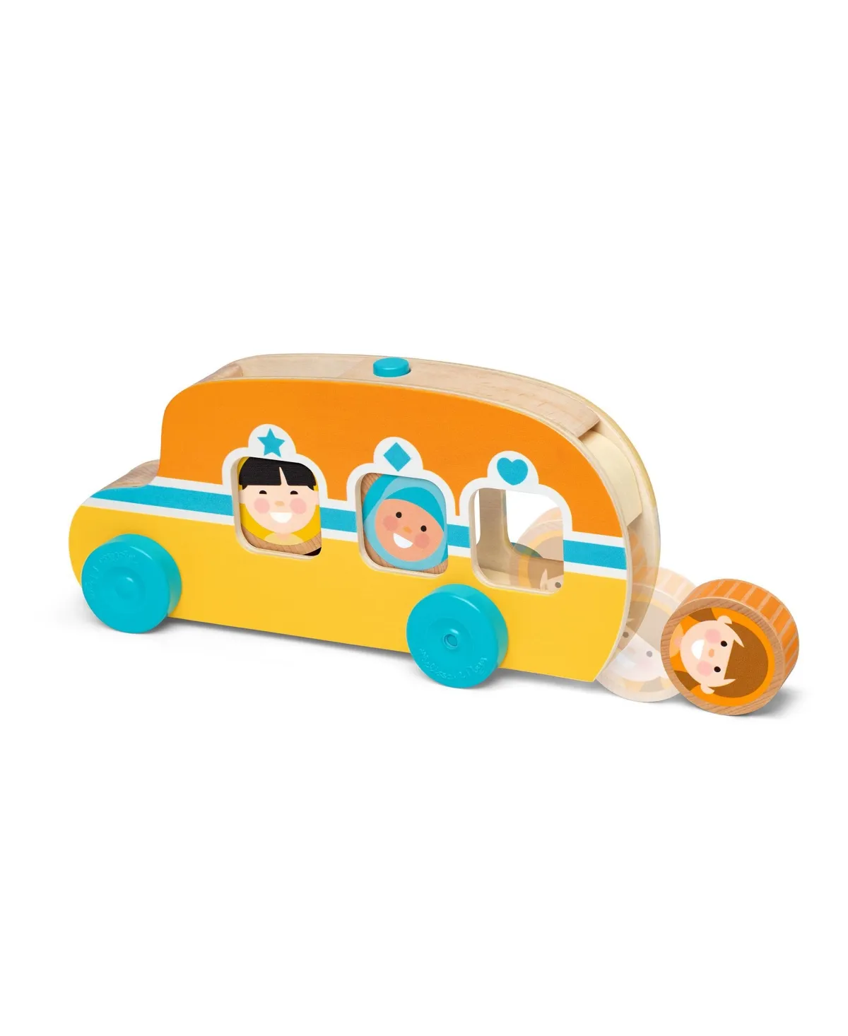 Melissa & Doug GO TOTs Roll & Ride Bus