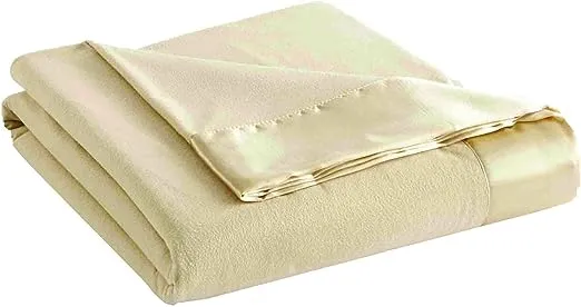 Thermee Micro Flannel All Seasons Lightweight Sheet Blanket