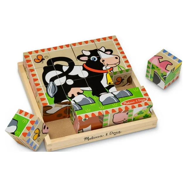 Melissa & Doug Farm Cube Puzzle