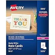 Avery Note Cards