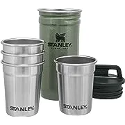 Stanley The Nesting - Juego de vasos de chupito Hammertone de 4 a 2 onzas, vasos portátiles para fiestas, viene en un juego de cuatro para compartir fácilmente