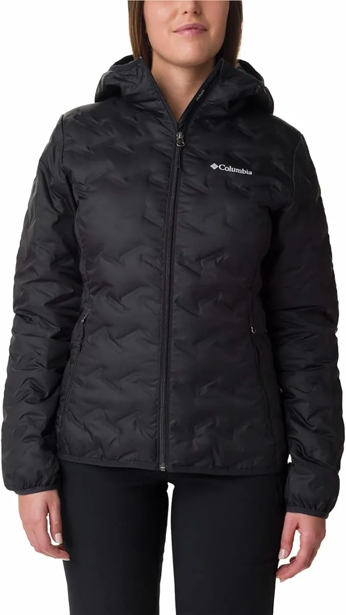 Columbia Women&s Delta Ridge Down Hooded Jacket - M - Black