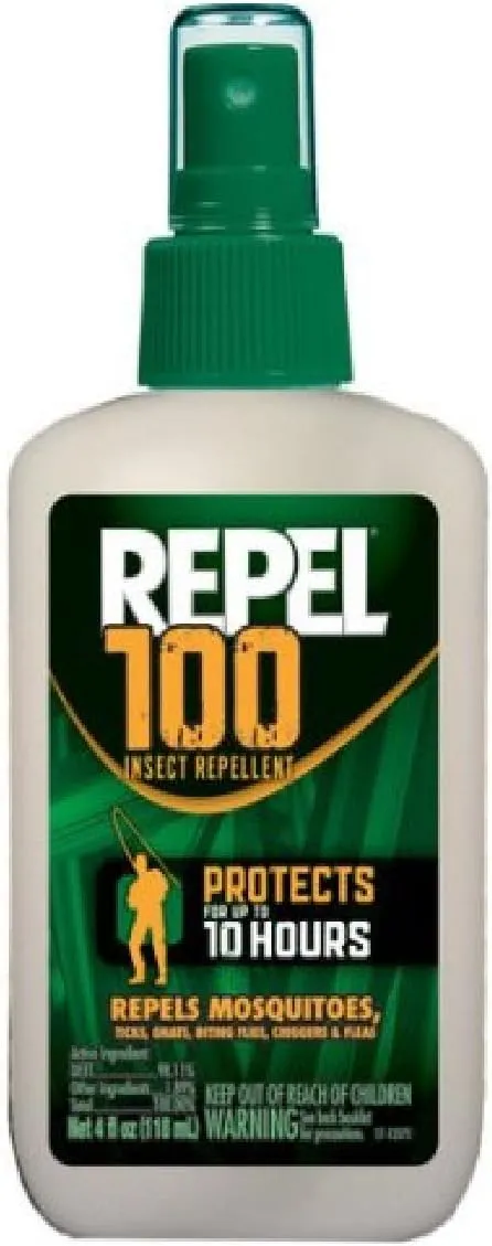 Repel 100 4-Ounce Insect Repellent Pump Spray, 2 Pack