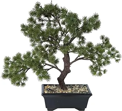 Vickerman 12" Artificial Potted Pine Bonsai Tree - Traditional - Artificial Plants And Trees - by Vickerman Company | Houzz